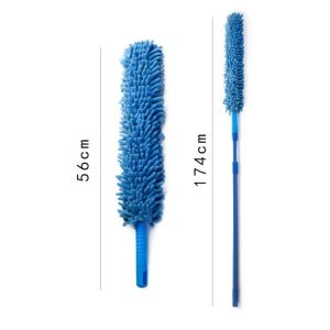 Multipurpose-microfiber Home Cleaning Fan Cleaning Brush with Long Extendable Rod - Image 3