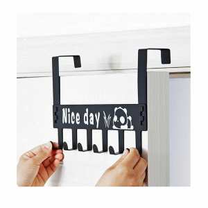 Multifunctional Over Door Hanging Hook | Door Hooks for Clothes Without Drilling | Towel, Coat, Scarf, Clothes Hanger - Image 4